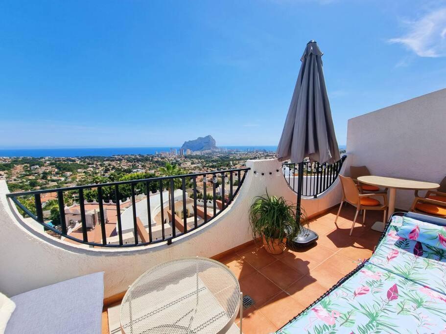 Flamingo Apartment - Imperial Park - Sea View, 6 Pools, Terrace Calpe Eksteriør bilde